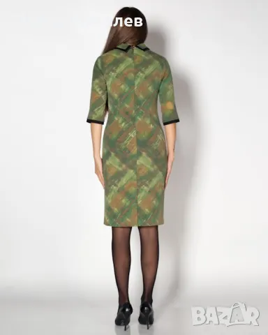 Впечатляваща, елегантна, рокля в зелено, снимка 2 - Рокли - 47986946