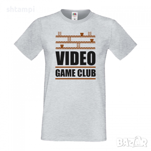 Мъжка тениска Video Game Club, снимка 4 - Тениски - 36196048