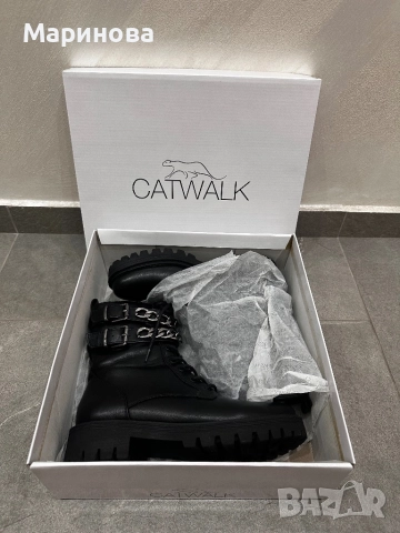 Черни боти Catwalk, снимка 3 - Дамски боти - 52627068