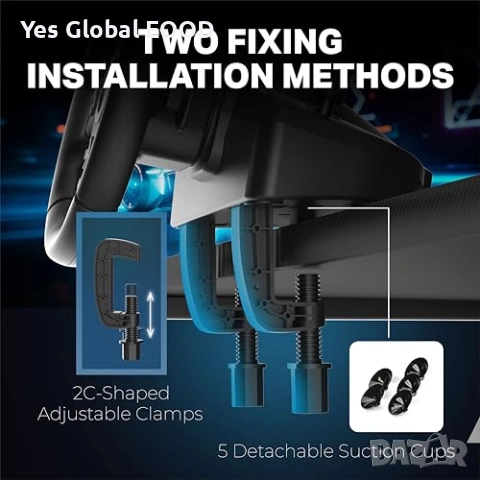 NITHO Drive Pro V200 Волан с педали 270° PS/Xbox, снимка 10 - Други игри и конзоли - 53644327