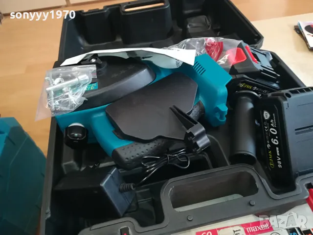 JMK-ГОЛЯМА РЕЗАЧКА 12 ИНЧА С 2 БАТЕРИИ ЗАРЯДНО И КУФАР 0204251947 , снимка 5 - Градинска техника - 49743533