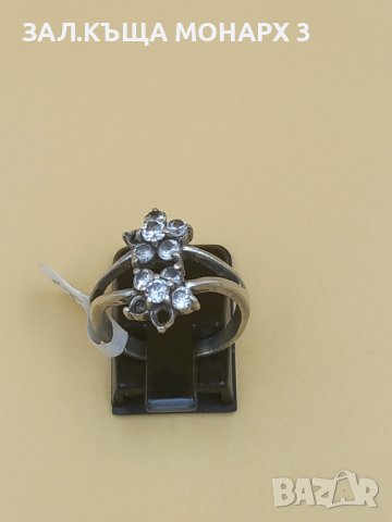 Дамски сребърен пръстен, снимка 1 - Пръстени - 43605765