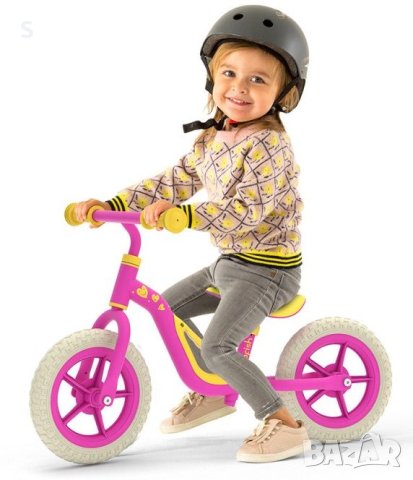 Колело за балансиране Chillafish Charlie - Розово, снимка 4 - Детски велосипеди, триколки и коли - 41392749