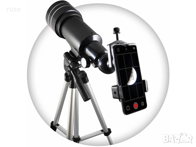 НОВИ! Лунен телескоп 70мм с филтър и статив Buki, снимка 9 - Образователни игри - 51467723