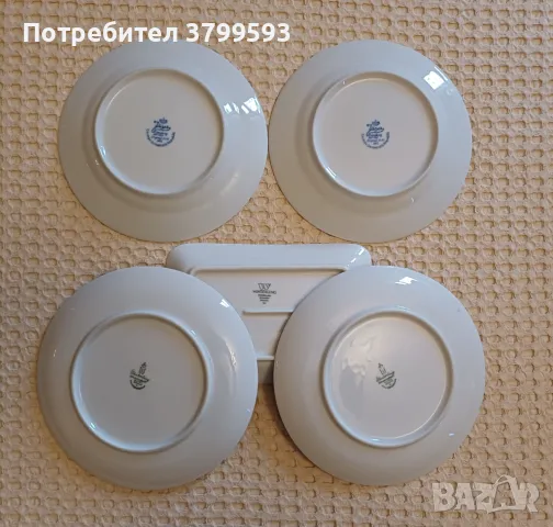 5 чинийки "Winterlig"и "Jager", снимка 2 - Антикварни и старинни предмети - 48355617
