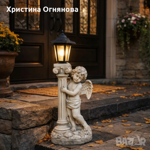 Соларна лампа ангел - елегантна декорация за всеки двор, снимка 6 - Соларни лампи - 53726919