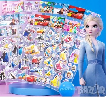 3D София Принцеси лист самозалепващи лепенки ръчна изработка декорация и др., снимка 2 - Други - 41377363