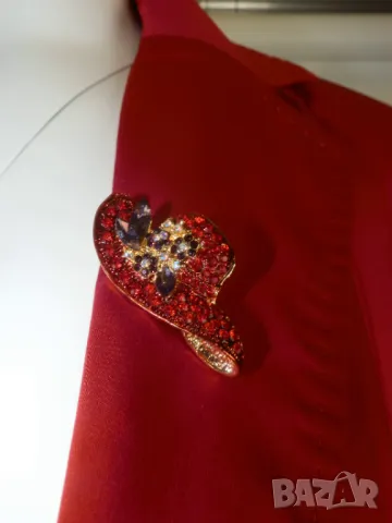 XL-XXL Красиво червено сако марка Talbot (с етикет), снимка 3 - Сака - 50326940