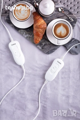 Електрическо одеяло за двойно легло Briebe 150 x 160 см, 3 нива на температура, снимка 6 - Олекотени завивки и одеяла - 52975829