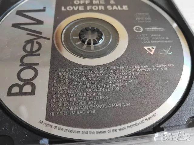 Boney M. – Take The Heat Off Me / Love for Sale - матричен диск музика