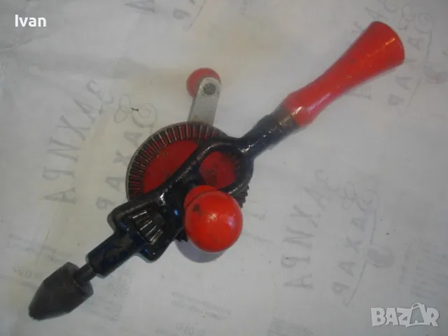 НОВ ФРЕНСКИ ПРОФЕСИОНАЛЕН РЪЧЕН МАТКАП БОРМАШИНА ДРЕЛКА МАСИВЕН 190мм/захват 8мм TREBOVA, снимка 7 - Бормашини - 48390058