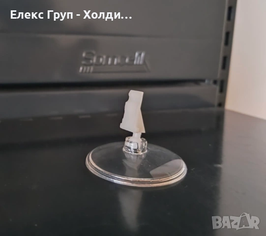 Стойка за етикет прозрачна с клик 12 броя