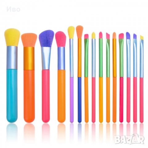 Четки за грим 15бр в комплект 