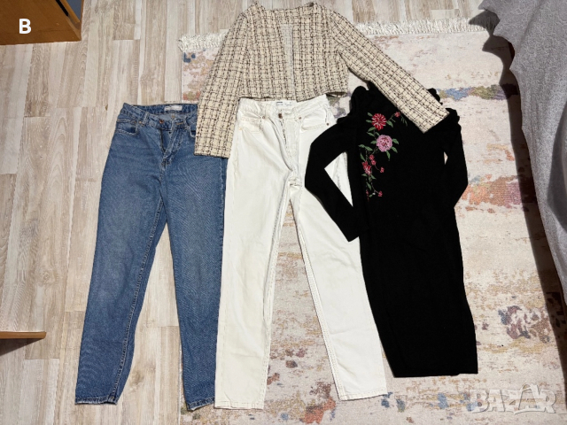 Комплект XXS панталони + рокля + късо сако, снимка 3 - Комплекти - 52586386