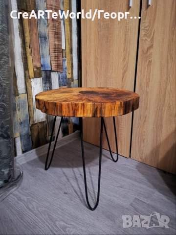 Помощна маса,пън, табуретка,нощно шкафче, снимка 8 - Маси - 26441831