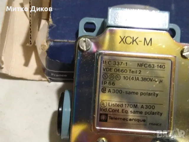 Краен изключвател Telemecanique limit switch XCK-M 102 France маркови френски, снимка 7 - Резервни части за машини - 48543960