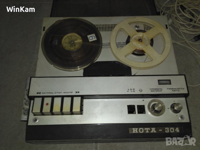 Ролков Магнетофон Нота-304, снимка 2 - Антикварни и старинни предмети - 42381048