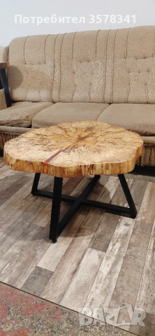 холна маса от бук,мраморен ефект!, снимка 2 - Маси - 53690049