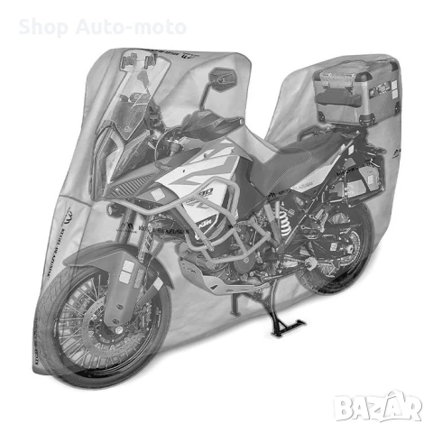 Покривало за мотор Automat, Kegel–Basic, Кутия, Adventure, Сив, снимка 4 - Аксесоари и консумативи - 51344088