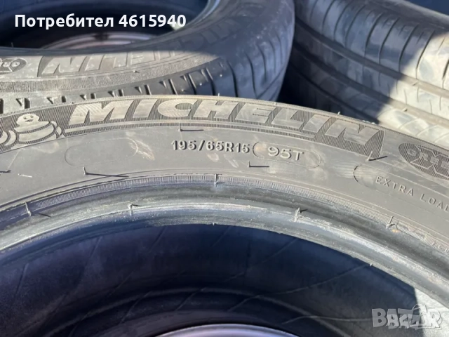 MICHELIN ENERGY 4бр лятни гуми 195/65/15 DOT 3619 грайфер 5,5мм, снимка 5 - Гуми и джанти - 52005157