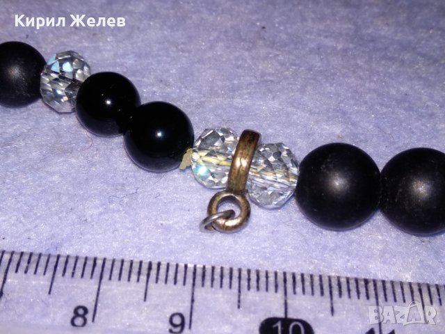 СТИЛНО АРИСТОКРАТИЧНО ВЕЧЕРНО КРИСТАЛНО АРТ ДЕКО КОЛИЕ 34733, снимка 4 - Колиета, медальони, синджири - 39191168