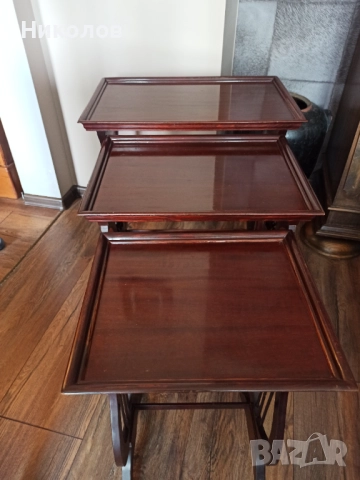 Три помощни масички, снимка 4 - Маси - 51720676