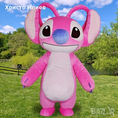 Гигантски надуваем костюм на Стич 2,5м Stitch за изненади детски рожденни дни партита, снимка 6 - Други - 50556405