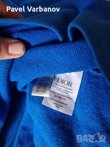 ХИТ КОМБИНАЦИЯ! Луксозен суичър Christian Dior + Долнище Adidas (High-Low Стил), снимка 4 - Суичъри - 56253997