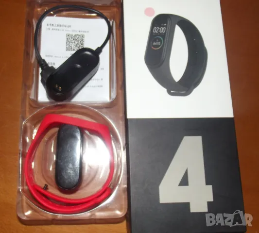 смарт фитнес гривна M4, HD цветен екран,сърдечен ритъм,Пулс,Крачки,Разстоян,Калор,Обажд,Изв.=6лв