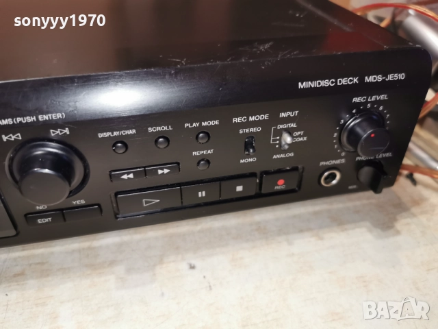 SONY MINIDISC DECK-MADE IN JAPAN 0101261755, снимка 9 - Декове - 52949267