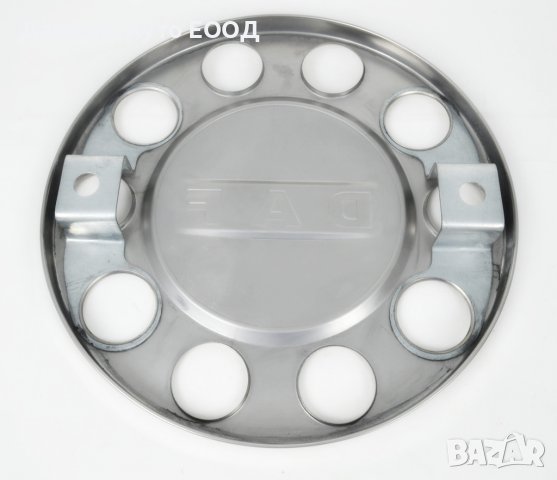 1 бр. тасове за джанти от неръждаема стомана 22.5" за ДАФ DAF, снимка 2 - Аксесоари и консумативи - 39707186