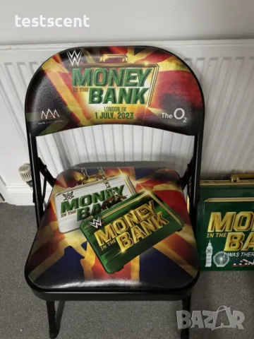 WWE Money In The Bank Briefcase куфар Brand New With Keys & Tags колекционерски Договорът в куфарче , снимка 15 - Фен артикули - 48671977