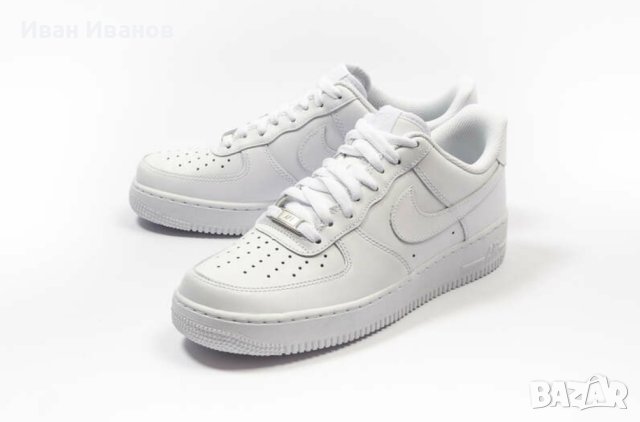оригинални маратонки  Nike Air Force 1 07 Men's Shoes WhiteWhite номер 45,5-46