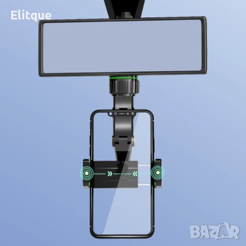 Универсална поставка за телефон или GPS навигация в автомобил, до 360° ъгъл на въртене, снимка 6 - Други стоки за дома - 52905037