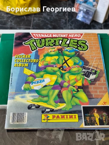 Албум на Панини Костенурките нинджа Panini 1990 г