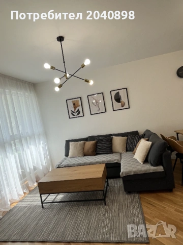 Собственик отдава под наем нов двустаен апартамент 