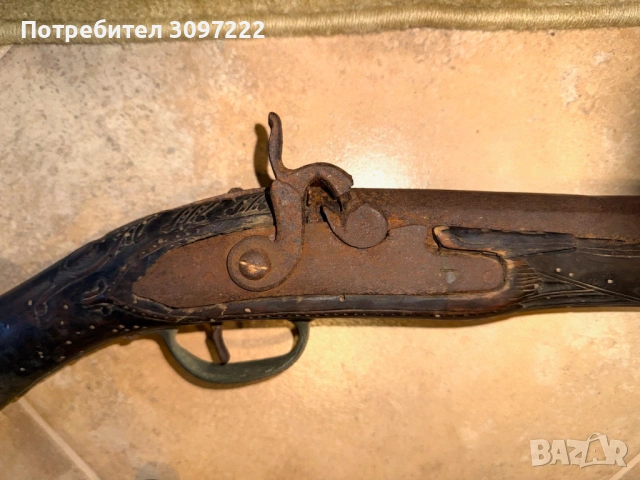 Пушка, оригинална сливенска бойлия с капсулен механизъм, снимка 4 - Бойно оръжие - 53778725