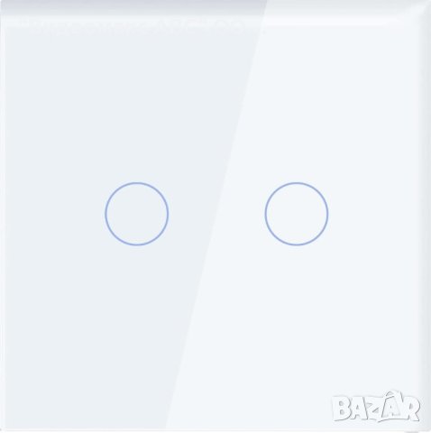 Сензорен ключ девиаторен двоен, комплект с кристален панел "LUX-ON" - БЯЛ, СИВ, ЧЕРЕН, ЗЛАТИСТ, снимка 2 - Ключове, контакти, щепсели - 40504264