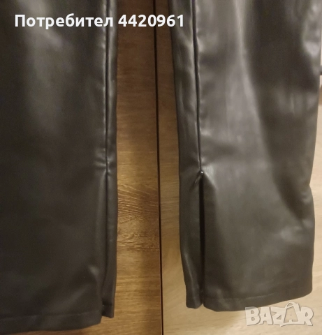 Дамски кожен панталон на Зара, снимка 2 - Панталони - 52059010