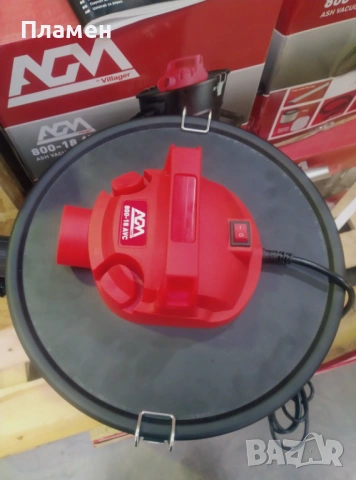 Прахосмукачка за пепел, камини, печки и едри отпадъци 18 л., AGM 800W, снимка 2 - Прахосмукачки - 38441501