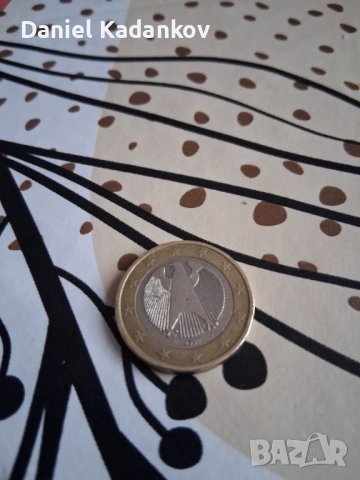 1 евро 2002 г. с буква S