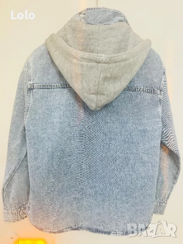 Дънкова риза ZARA 164см/13-14 г , снимка 5 - Детски ризи - 43872452