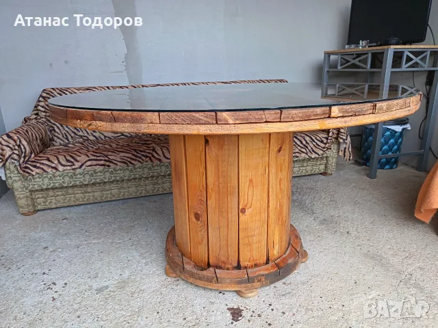 маса от кабелна макара, снимка 3 - Маси - 56226503