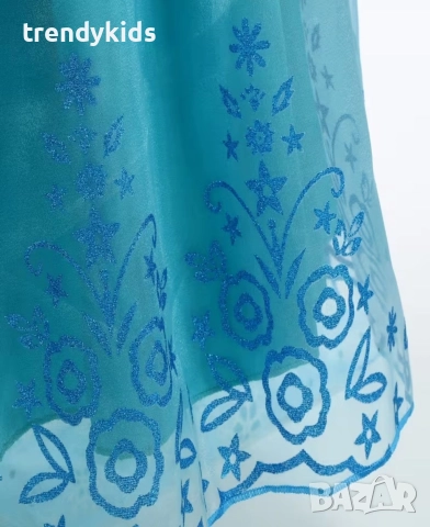 Нова Луксозна Рокля на Елза , снимка 6 - Детски рокли и поли - 49985800