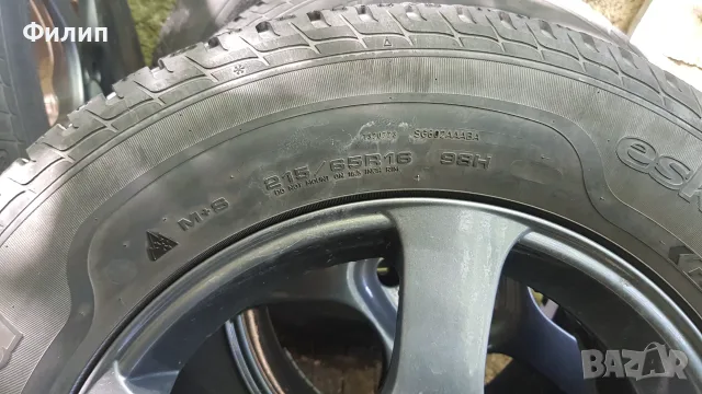 Зинми гуми 215/65R16 с джанти, снимка 5 - Гуми и джанти - 55876776