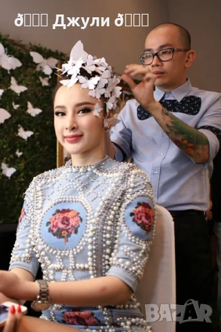 Рокля уникат на Balmain, снимка 4 - Рокли - 51103551