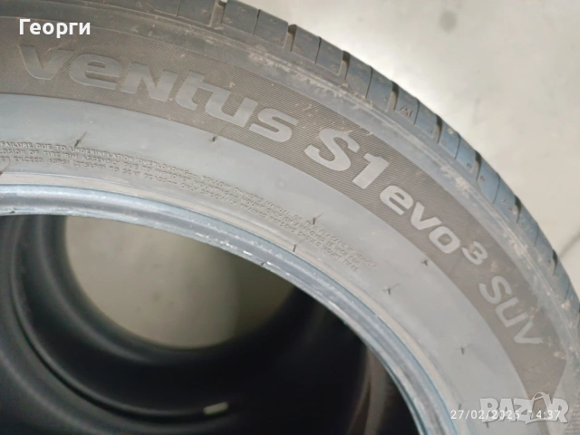 2бр.летни гуми 235/55/19 Hankook, снимка 4 - Гуми и джанти - 53679157