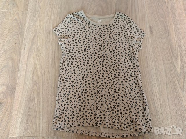 Блуза с леопардови шарки 9-10 г, снимка 1 - Детски Блузи и туники - 41634268