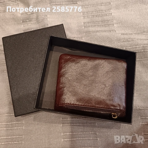 Мъжки кожен портфейл , снимка 2 - Други - 53273809