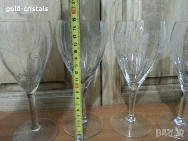 Ретро кристални чаши, снимка 7 - Антикварни и старинни предмети - 36163974